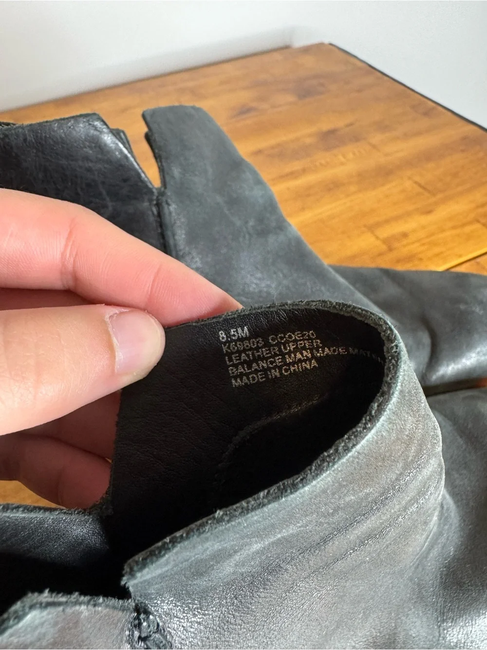 Kork Ease Chandra Black Leather Pull On Ankle Boots Size 8.5